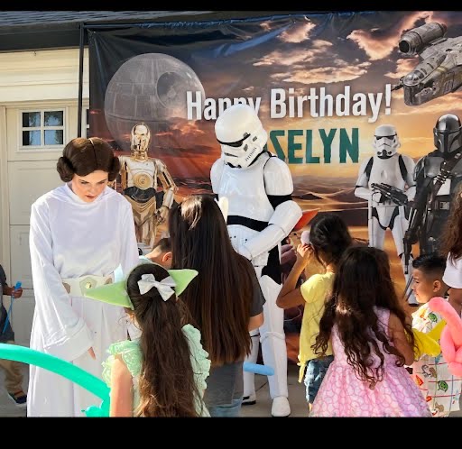 Star Wars character at Cincinnati birthday party