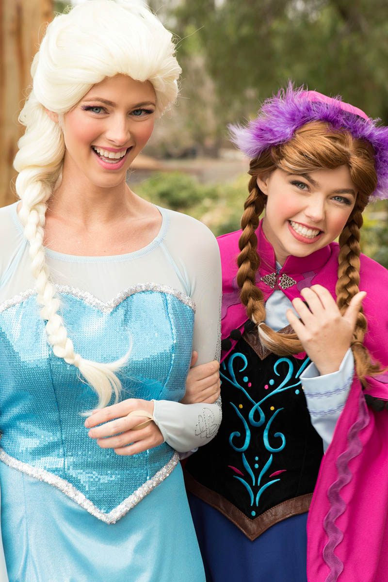 Elsa and anna party character for kids in cincinnati