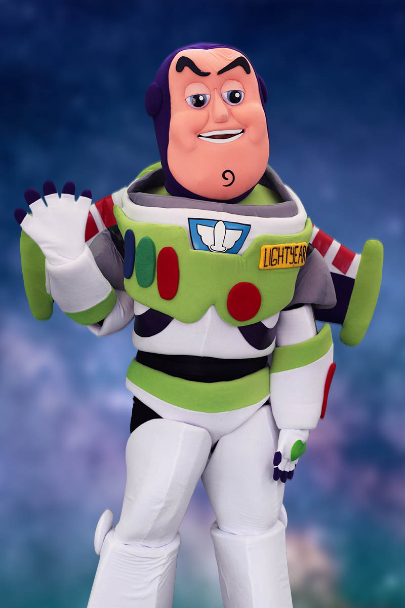 Buzz party character for kids in cincinnati